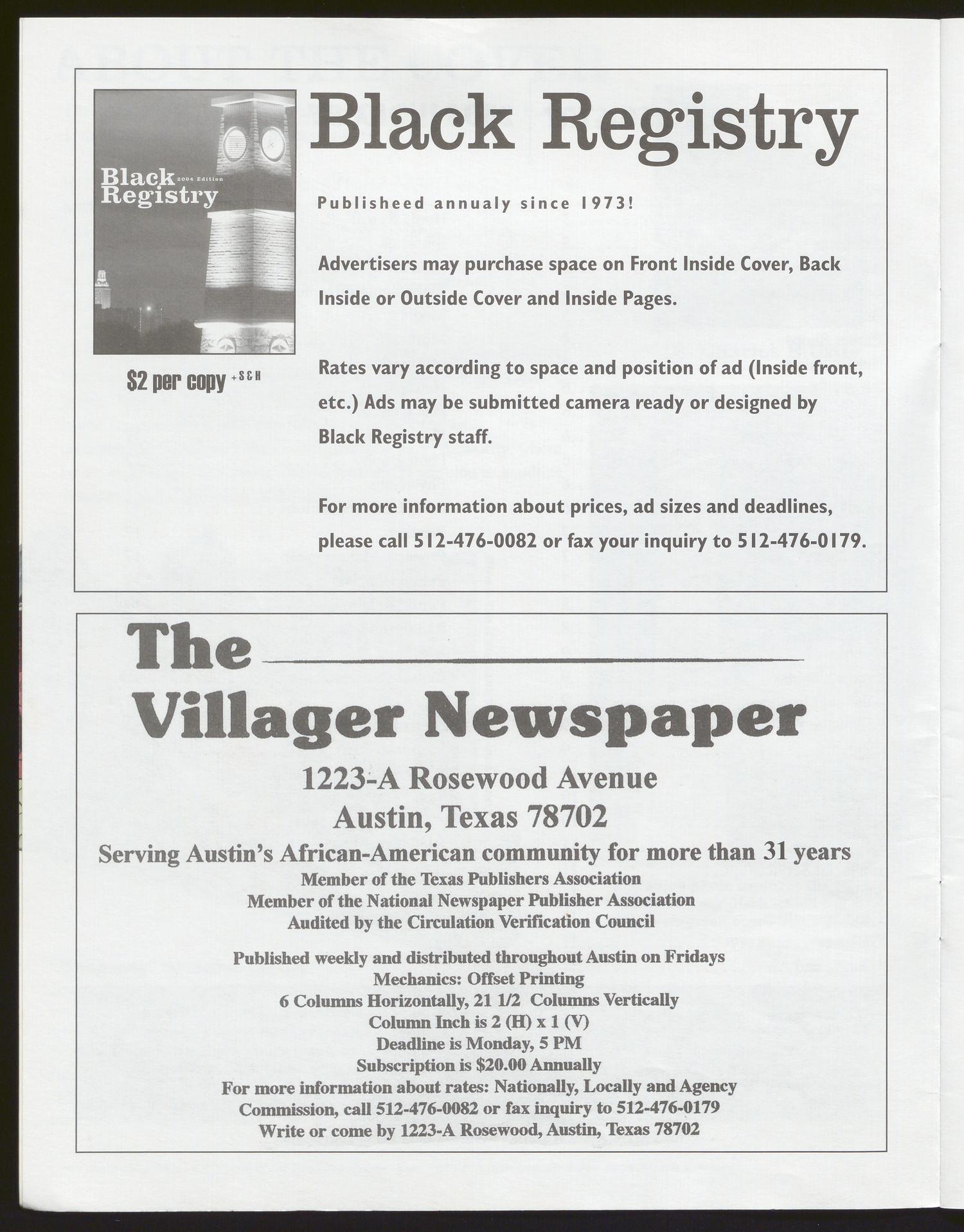 The Black Registry: 2004 Edition
                                                
                                                    2
                                                