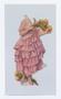 Primary view of [Paper Doll Pink Ruffled Dress with Flowers]