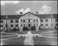 Thumbnail image of item number 1 in: '[Back of Chilton Hall Building - Exterior - 1953 #2]'.