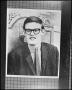 Photograph: [Portrait of young man with glasses]