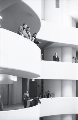 Primary view of [A view below guests at the Guggenheim, 3]