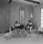 Photograph: [The Citron family sitting in a living room, 4]