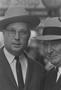 Primary view of [Close-up of two men in suits and hats, 5]