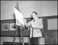 Photograph: [Photograph of Pete Place, Painting]