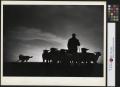 Thumbnail image of item number 1 in: '[Silhouette of a Man, Dog, and His Sheep]'.