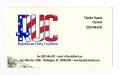 Primary view of [Charles Francis RUC business card]