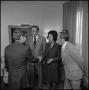 Photograph: [Governor Briscoe and Betty Briscoe greet attendee of reception]
