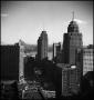 Photograph: [Aerial view of downtown Detroit, Michigan]
