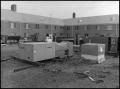 Photograph: [Campus roof construction, 2]