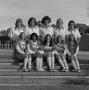 Photograph: [Group shot of ten NTSU cheerleaders, 5]