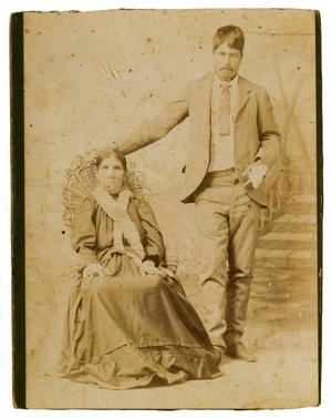 Primary view of object titled '[Maria Concepcion de la Trinidad Amador and an unidentified man]'.