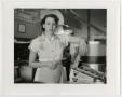 Primary view of [Waitress at Ernie's Hamburger Stand, 1954, 2]