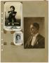 Primary view of [Album page with eight photographs "women and Frank Sr."]