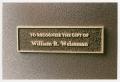 Photograph: [William R. Weissman plaque 2]