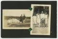 Photograph: [Album page with four photos "cars/boat"]