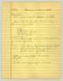 Primary view of [Handwritten Notes: Funding & Clinical Trials]