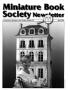Journal/Magazine/Newsletter: Miniature Book Society Newsletter, Number 50, April 2001
