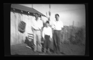 Primary view of object titled '[A blurry image of the Williams brothers]'.