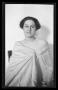 Photograph: [Portrait of Irene Biffle Williams, wearing a sheet]