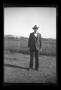 Thumbnail image of item number 1 in: '[Byrd Williams Jr. standing in a backyard]'.