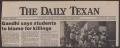 Primary view of [Clipping from The Daily Texan: Union symposium said to promote an understanding of homosexuality]