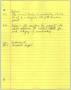Primary view of [Handwritten notes on bylaws]