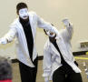 Thumbnail image of item number 1 in: '[Two performers acting out scene]'.