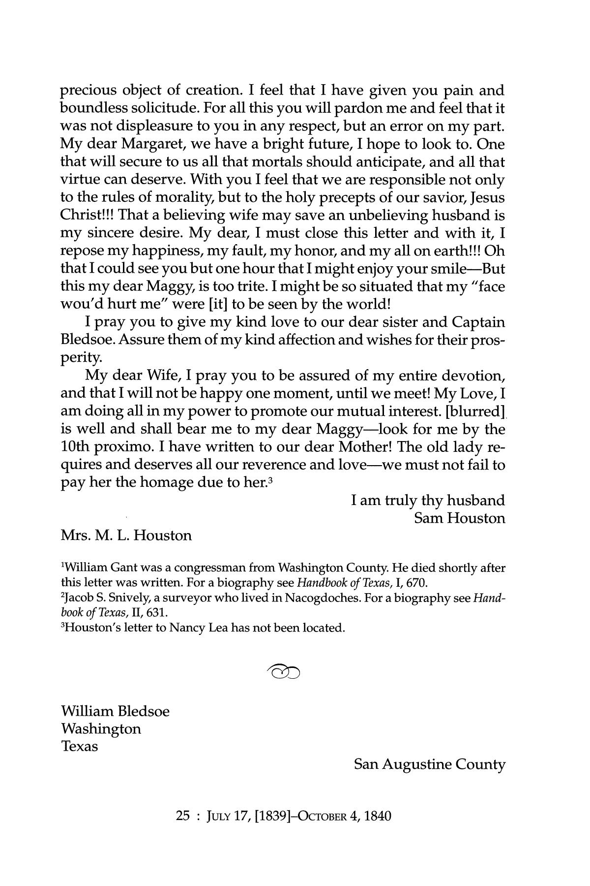 The Personal Correspondence of Sam Houston, Volume 1: 1839-1845
                                                
                                                    25
                                                