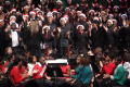 Primary view of [A band and a choir on stage together, 2]