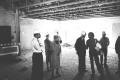 Photograph: [Curtis King and Others Inside Lamar St. Building]