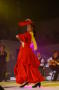 Photograph: [Unidentified Performer Wearing Red Dress]