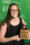 Primary view of [Amanda Ogle Holding Second Place Award]