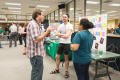 Primary view of [GLAD table at the LGBTQIA Career Fair, 6]
