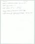 Primary view of [Handwritten note discussing problems]