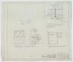 Technical Drawing: Superior Oil Company Office, Midland, Texas: Reception & Track Details