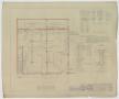 Technical Drawing: Pittard Office & Store Building, Anson, Texas: First Floor Plan