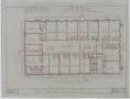 Technical Drawing: Simmons College Cafeteria, Abilene, Texas: Second Floor Plan