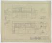 Technical Drawing: Pittard Office & Store Building, Anson, Texas: Side Elevations