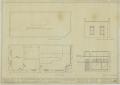 Technical Drawing: F & M State Bank, Ranger, Texas: Floor & Roof Plans