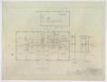 Technical Drawing: Superior Oil Company Office Addition, Midland, Texas: First Floor Plan