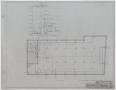 Technical Drawing: Bank And Office Building, Brownwood, Texas: Attic Plan