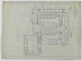 Technical Drawing: Plan of Abilene High School Building Showing Proposed Addition: Groun…