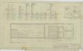 Technical Drawing: First National Bank, Baird, Texas: Foundation Plan