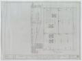 Technical Drawing: Garage And Store Building, Ranger, Texas: Roof Plan