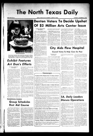 Primary view of object titled 'The North Texas Daily (Denton, Tex.), Vol. 62, No. 51, Ed. 1 Thursday, November 30, 1978'.