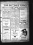 Thumbnail image of item number 1 in: 'The Detroit News (Detroit, Tex.), Vol. 1, No. 31, Ed. 1 Thursday, November 1, 1928'.