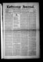 Newspaper: La Grange Journal. (La Grange, Tex.), Vol. 43, No. 6, Ed. 1 Thursday,…