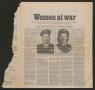 Clipping: [Clipping: Women at war]
