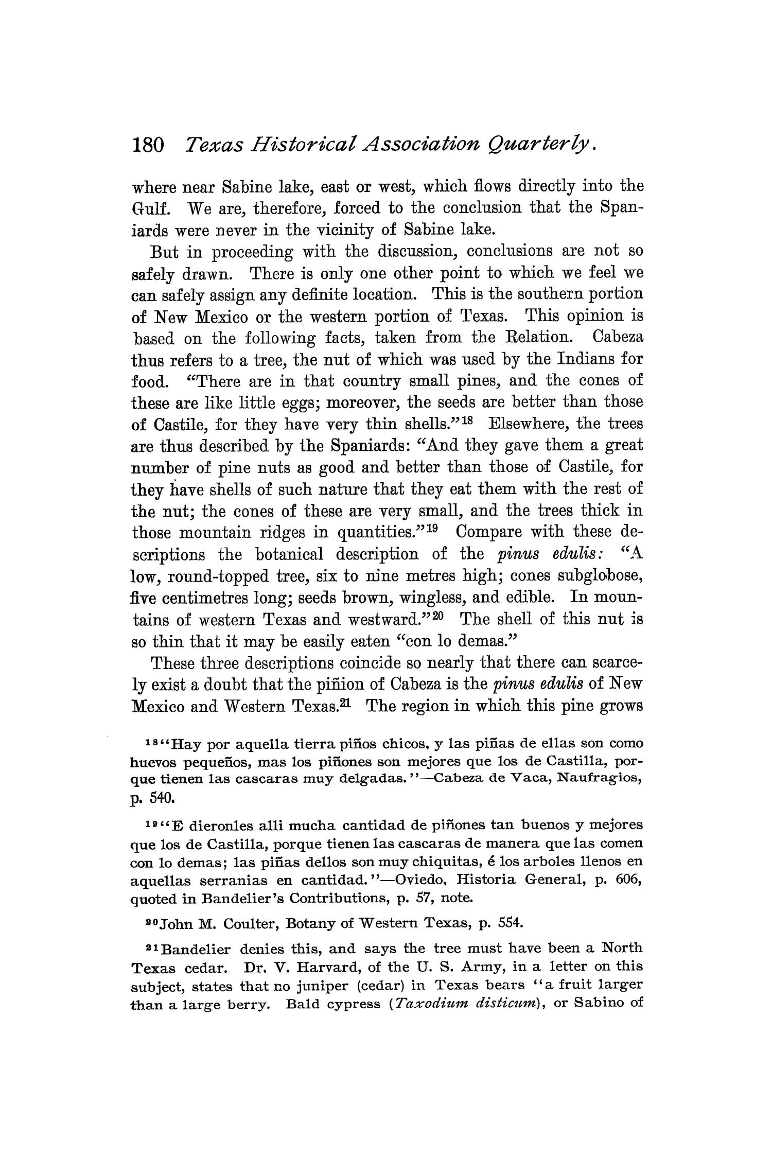 The Quarterly of the Texas State Historical Association, Volume 1, July 1897 - April, 1898
                                                
                                                    180
                                                