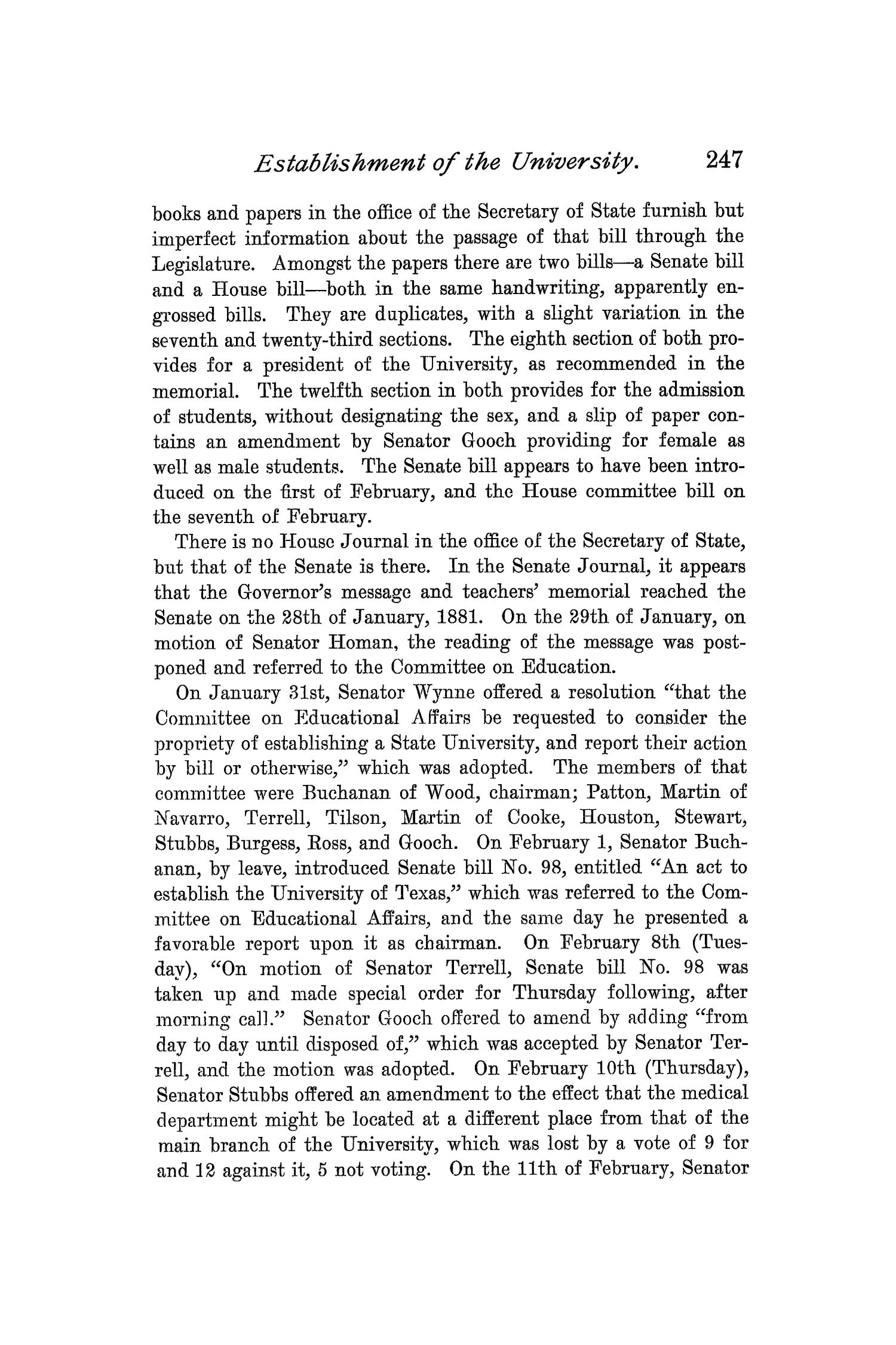 The Quarterly of the Texas State Historical Association, Volume 1, July 1897 - April, 1898
                                                
                                                    247
                                                